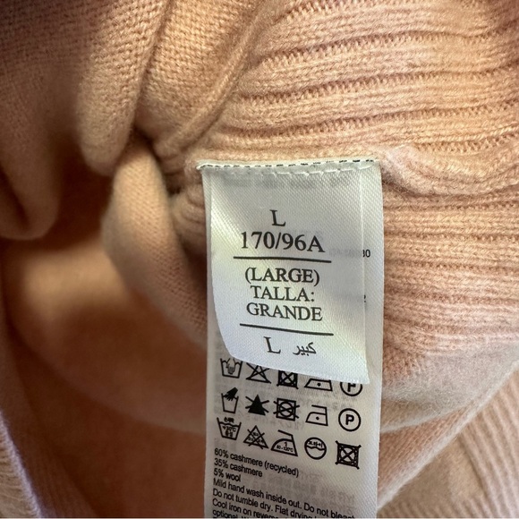 AllSaints Tara Cashmere Wool Pullover Crew Neck Sweater Ballet Pink Size Large - Picture 5 of 10